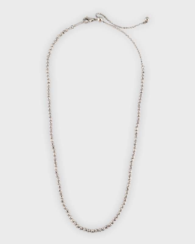 Platinum Halo Choker Necklace